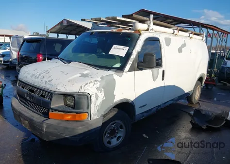 2003 Chevrolet Express из США, поврежденный, VIN 1GCGG29V131236935